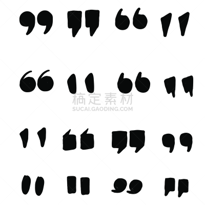 计算机图标,逗号,引号,动物手,违规停车罚单,短语,对称,演讲,绘制