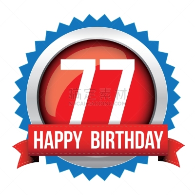生日,数字7,证章,玫瑰花饰奖牌,红色,周年纪念,信函,庆祝
