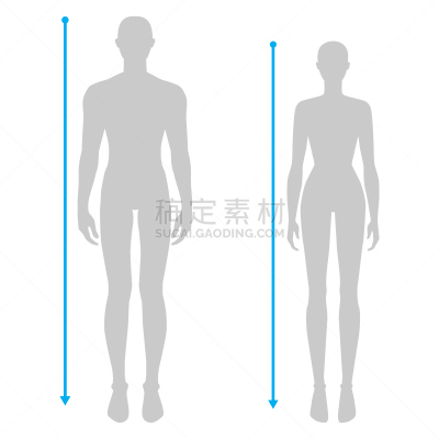 女人,时尚,男人,测量工具,背景分离,肖像,技术,臀,模板