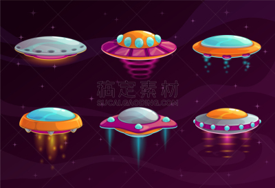 不明飞行物,色彩鲜艳,漫画,格子烤肉,太空船,手机游戏,天文学,太空,收集,飞