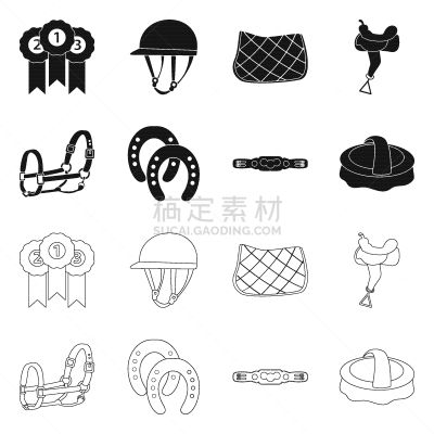 设备用品,标志,运动,训马技术,马球,设计,骑,布置,收集