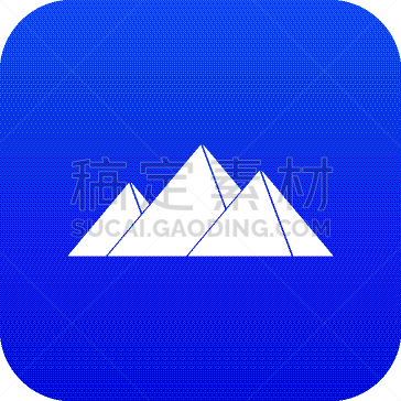 吉萨,蓝色,金字塔形,计算机图标,数码图形,秘密,旅途,热,名声,法老