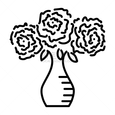 玫瑰,花瓶,莫诺湖,100岁以上,标志,三个物体,分离着色,白色,浪漫,装饰