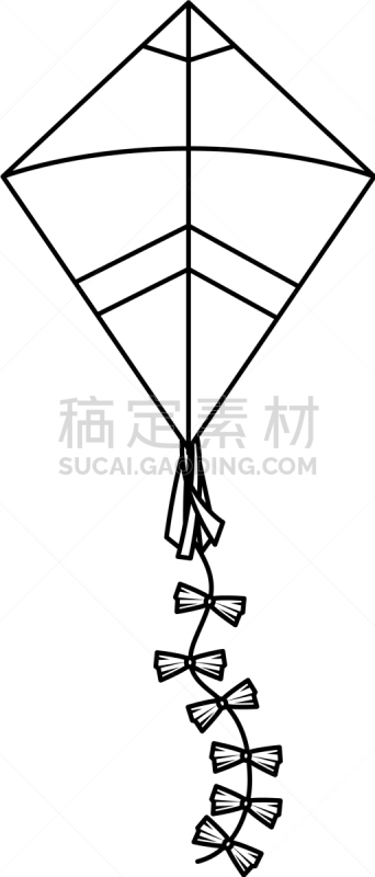 可爱的,风筝,图标,户外,夏天,春天,形状,自然美,愉悦,创造力