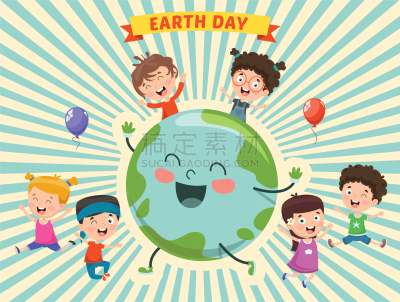地球日,儿童,人,男孩,女孩,户外,白昼,夏天,圆形,绿色