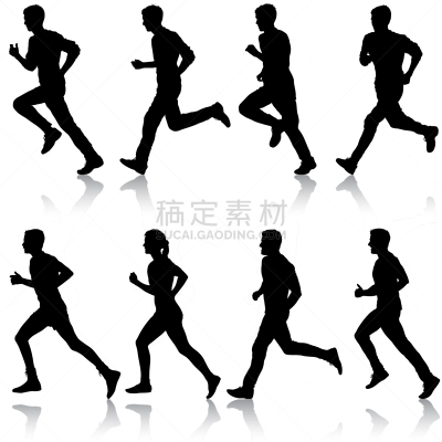 短跑,男人,通道地毯,人,田径运动,慢跑,迅速,图像,布置