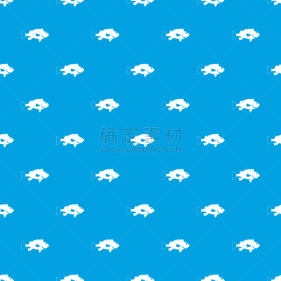 式样,海洋,鲈,青绿色,几何形状,自然,图像,矢量,重复,烹调