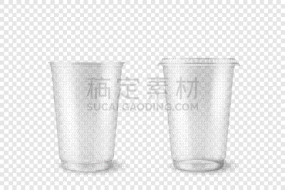 realistic 3d empty clear plastic opened