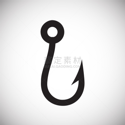 白色背景,插画,鱼钩,图标,商务,挪威,设备用品,湖,联系,冒险