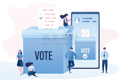 公投,概念,手机,人群,背景聚焦,电子邮件,巨大的