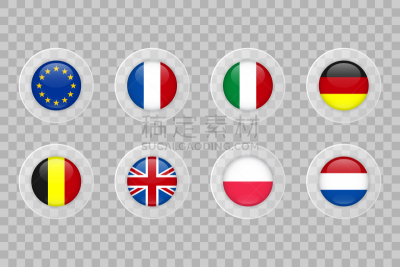 商务,比利时,波兰,法国,英国,意大利,信息图表,透明,图标集,荷兰