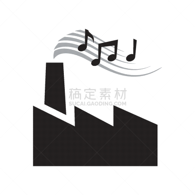 音符,工厂,房间钥匙,背景分离,钥匙,调号,烟雾,舞蹈,高音谱号,绘画插图