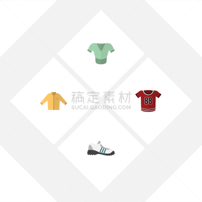 外衣,榕树,休闲装,平坦的,衣服,纺织品,鞋具,慢跑,布置
