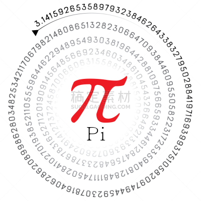 红色,螺线,标志,数字,圆周率,白色,白昼,计算机,概念