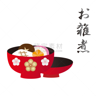 新年前夕,主菜盘,新年,鱼糕,食品,图像,香菇,日本料理,无人
