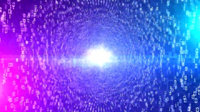 二进制码光隧道