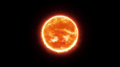太空中的太阳