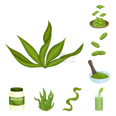 spirulina and seaweed sign