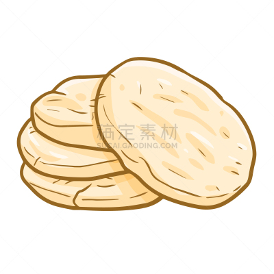 小吃,饼干,小的,圆形,可爱的,背景分离,华贵,漫画书,食品,宴会