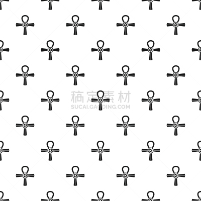 式样,埃及,T形十字架,符号,神,法老,形状,几何形状,白色,黑色