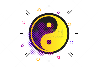 阴阳符,平衡,标志,图标,几何形状,证章,疤,圆形,点染