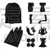 健康保健,品牌名称,内分泌系统,女人,冬天,皮炎,红色,黑色,设计,生病