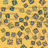 blue line cable car icon isolated seamless pattern