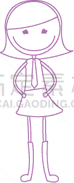 可爱的,性格,女孩,肖像,图像,女人,自然美,小的,画画,爱