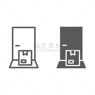 符号,车门,计算机图标,线条,轮廓,白色,黑色,纸板,服务,递送
