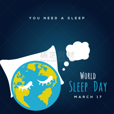 矢量,背景聚焦,世界睡眠日,可爱的,时间,白昼,猝睡症,符号,恐怖