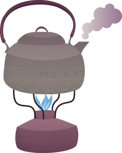 火炉,沸腾的,壶,分离着色,烧水壶,白色,自然,食品,锅,图像