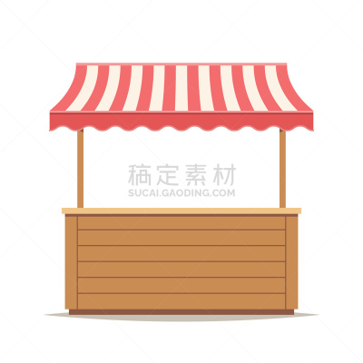 街道,货摊,商务,空的,背景分离,桌位,小的,货亭,阳伞,户外