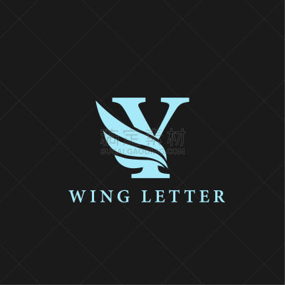矢量,商务,概念,计算机图标,品牌名称,技术,机翼,彩色图片,蓝色,英文字母y