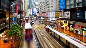 香港的街景