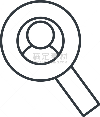 放大镜,漫画,商务,焦点,视力,设备用品,蜘蛛网,渴望,搜寻,写实