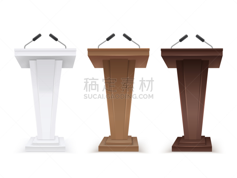 分离着色,指挥台,图标,传媒,商务,发言人,写实,收集,采访,演讲