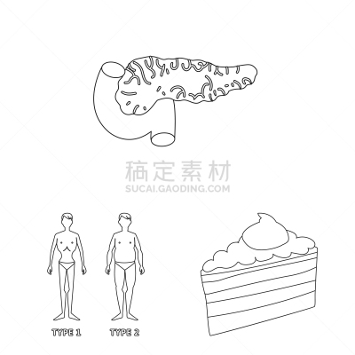 糖尿病,计算机图标,健康保健,运动,蛋糕,甜点心,糖衣,生日,分离着色,训练