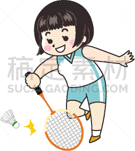女人,羽毛球运动,人,仅日本人,运动,球拍,羽毛球,垂直画幅,图像,队服