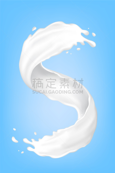 巨大的,牛奶,液体,酸奶,涂料,饮料,倒,溅,写实,流动
