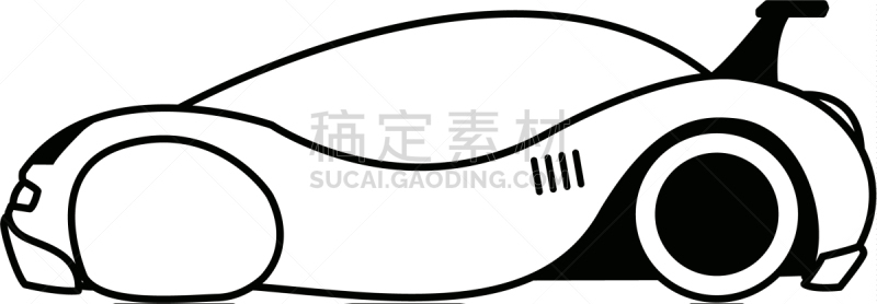 智慧,侧面视角,喷射机车,安全的,汽车,技术,金属质感,传感器,图像,自立