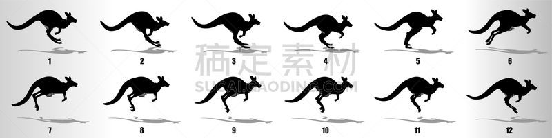 脚踏车,袋鼠,卡通,连续性,床单,圆形,边框,小精灵,紧迫,食草动物