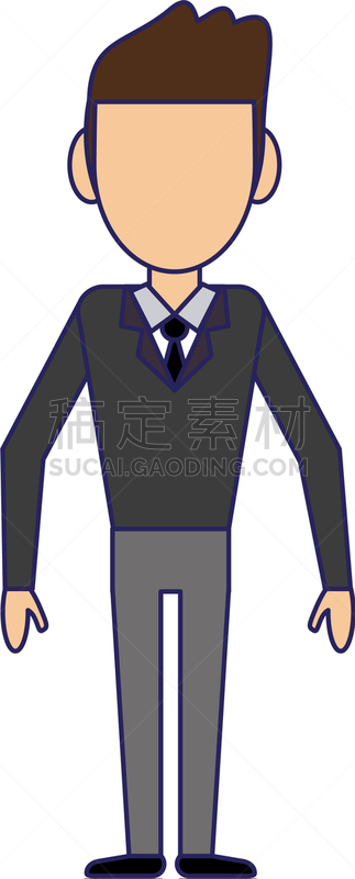 高雅,男人,动画片,衣服,男孩,人,愉悦,肖像,套装,设计