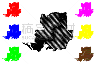 加利福尼亚,索拉诺郡,国内著名景点,费尔菲尔德,边界,草图,城市,剪影