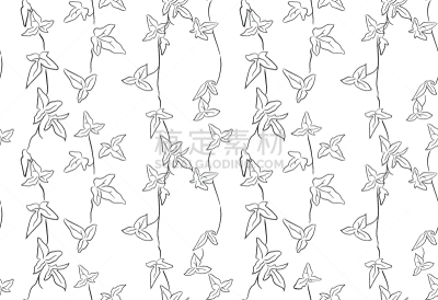 四方连续纹样,乱画,花纹,线条画,动物手,绘制