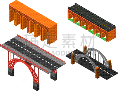 桥,分离着色,白色,砖,图像,建筑业,钢铁,横越,设计,收集