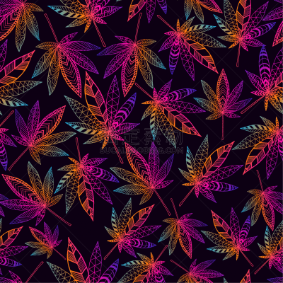 式样,矢量,迷幻色,叶子,背景,创造力,彩虹,明亮,符号,四方连续纹样