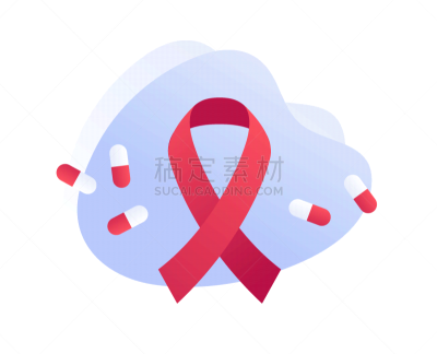 药丸,概念,矢量,健康保健,背景,绘画插图,平坦的,艾滋病警示丝带,世界艾滋病日,设计元素