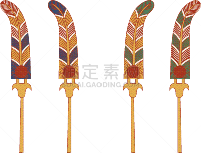 埃及,洋葱花,彩色图片,过去,扇子,壁画,古埃及文明,陶工,布置