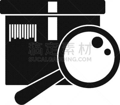 检查表,放大镜,高雅,图标,极简构图,商务,条形码,技术,商品,透镜