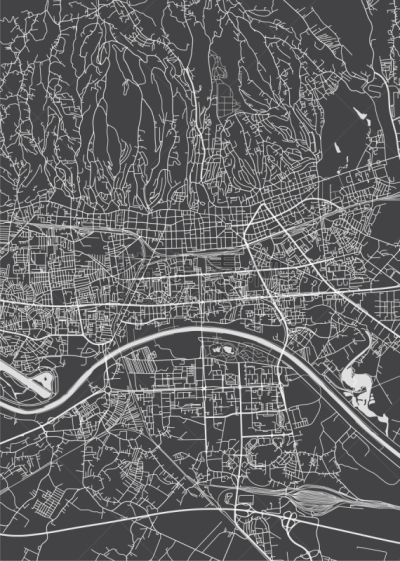 萨格勒布,城市,林荫路,公园,河流,建筑结构,都市风景,城市天际线,剪影